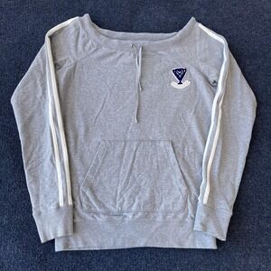 Victoria's Secret Pink Sweatshirt Womens Large Trophy Patch Pullover Y2K